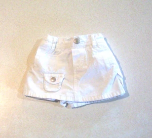 Infant Girl's Wonder Kids White Undershorts Cotton Skirt 6-9 Months - Picture 1 of 2