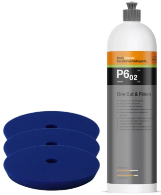 Koch Chemie P6.02 One Cut & Finish One Step Politur mit Versiegelung Set 125mm - Bild 1 von 4