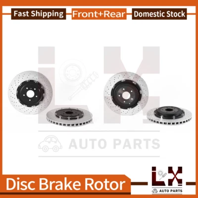 Rotor de freno de disco trasero delantero Brembo 4 para Nissan GT-R 2012-2018 Foto 1 de 4