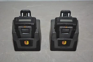 ^ Lot 2 Watchguard Wireless Microphone MIC Device MIC-WRL-TRN-420 W/ Cradle Base - Picture 1 of 4