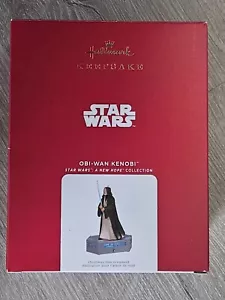 HALLMARK STAR WARS A NEW HOPE STORY TELLER OBI-WAN KENOBI ORNAMENT Damaged Box - Picture 1 of 1