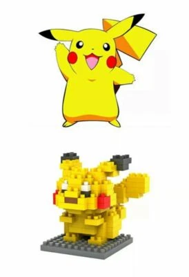 LOZ  9136 Japan Pokemon Pikachuu Mini Building Blocks Monster 120 pcs - Image 1 of 4