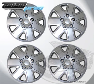 Pop-On Wheel Rims Skin Cover 16" Inch Silver Hubcap 16 Inches #026 Qty 4pc - Picture 1 of 4