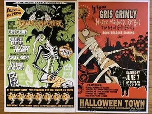 GRIS GRIMLY Set of Event Posters Lithograph SIGNED & Numbered - Picture 1 of 10