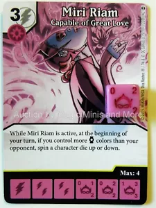 War of Light ~ MIRI RIAM Capable Great Love #122 rare Dice Masters DC card - Picture 1 of 1
