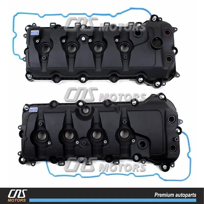 Valve Cover /w Gasket LH & RH for 11-17 FORD F-150 LOBO 5.0L EL3Z6582C KR3Z6582B - Image 1 of 4