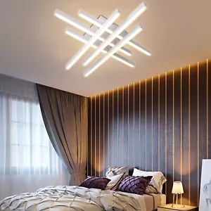 78W Geometric Design LED Ceiling Light Lamp Bedroom Dining Room Chandelier Decor - Picture 1 of 12