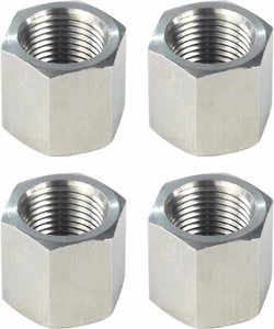 1/4" NPT Female Stainless Steel 304 Pipe Fitting Hex Head Plug, End Cap, 4PCS - Picture 1 of 5