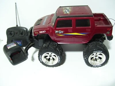 Nikko 1:10 R/C Hummer H2 Crawler maroon - Untested As Is - Image 1 of 4