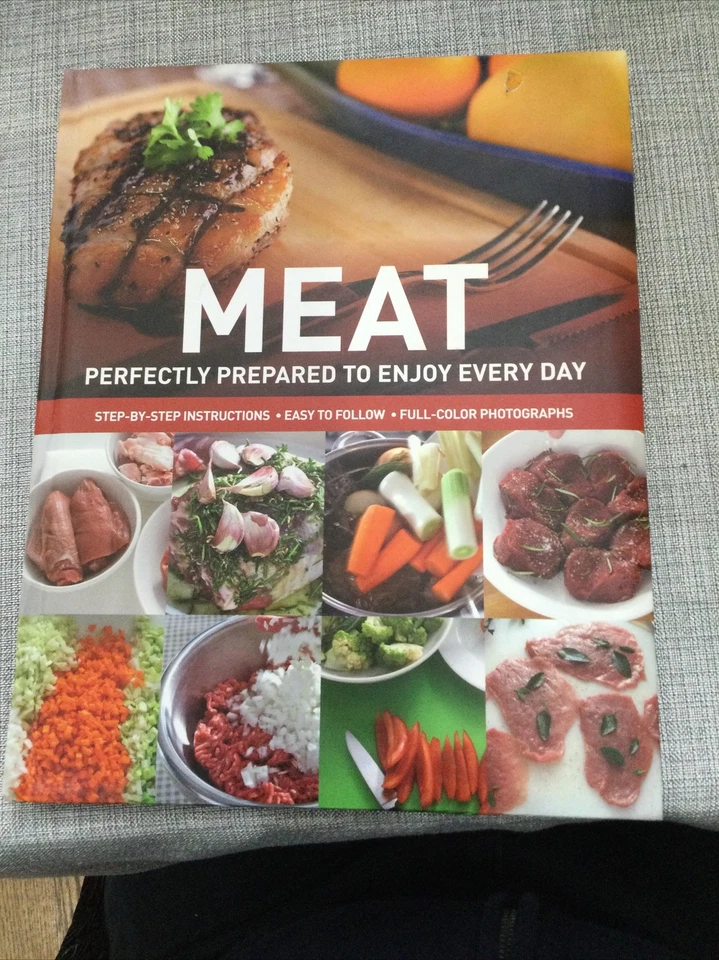 Cook's Encyclopedia Pull Out Meat Love Food Padded Hardcover Cookbook Book NEW Foto 1 de 1