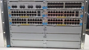 HP 5412R zI2 Switch - J9851A With 1 x Management Module HP5400R zI2 J9827A + Mod - Afbeelding 1 van 14