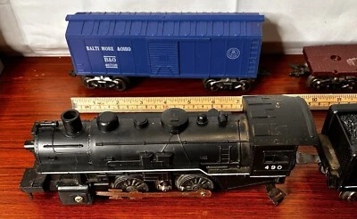 Vintage MARX “O” Scale Train Set 027G NY Central Engine 409 Erie B&O Pacemaker - Image 1 of 4