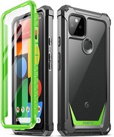 Poetic Clear Cover For Google Pixel 4A,4A 5G,5 Case w/Built-in-Screen Protector