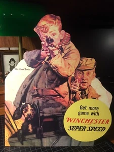 Winchester Super Speed  Standing Advertising Die Cut - Picture 1 of 1