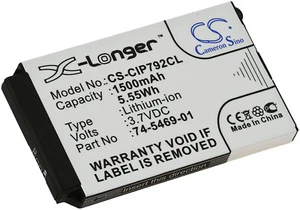 Batterie pour téléphone IP Cisco sans fil 7925, 7925g, 7925g-ex - Photo 1/3