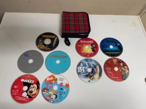 9 CHILDREN'S DVD MOVIES WITH CASE DISNEY,DREAMWORKS,NICK, - Imagen 1 de 1
