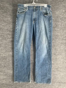 Polo Ralph Lauren 867 Classic Jeans Herren 33x30 Blau Straight Denim Distressed - Bild 1 von 17