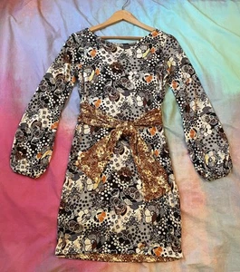 NWT Missoni 70s Style Silk Jersey Low Back Draped Long Sleeves Dress Sz 38 US 2 - Picture 1 of 11