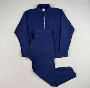 Nike RF Roger Federer Tennis Track Suit Jacket Pants Blue Mens Sz Large Tennis - Picture 1 of 14
