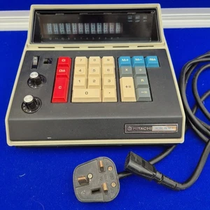 Hitachi KK521 Vintage Calculator 1972 Vacuum Tube Display Tested Working - Picture 1 of 12