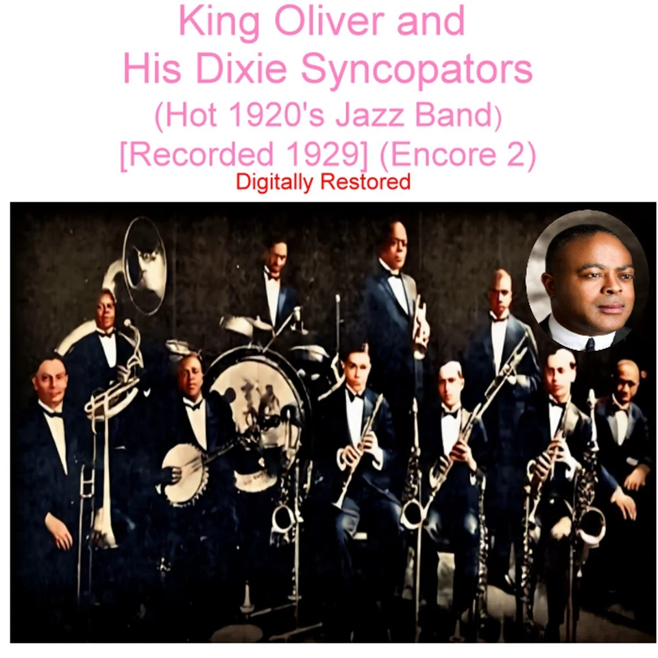 King Oliver and His Dixie Syncopators (Hot 1920's Jazz) Rec 1929 (Enc 2) - Image 1 of 3