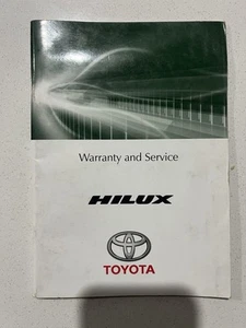 2013 Hilux Servicebook - Picture 1 of 8