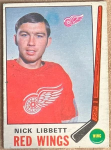 Nick Libbett RC #162 1969-70 O-Pee-Chee - Detroit Red Wings [Nice Rookie Card] - Bild 1 von 2