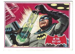 1966 Topps Batman Red Bat #25a IN THE BAT LAB EX-MT OC SHARP L@@K - Bild 1 von 1