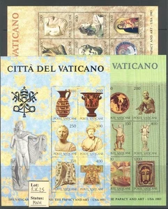 F_V_25 - FOGLIETTI VATICANO.1983 "COLLEZIONI ARTE VATICANE IN STATI UNITI". MNH - Picture 1 of 1