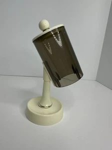 Vtg Dixie Cup Holder Dispenser Retro Bathroom Countertop Beige READ - Picture 1 of 12