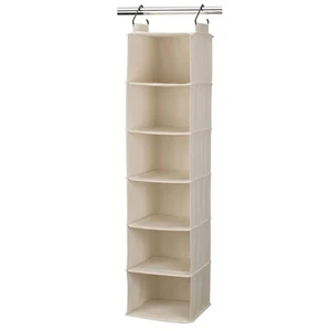 Household Essentials Cedarline 6-Shelf Hanging Closet Organizer Heavy-Duty Co... - Picture 1 of 6