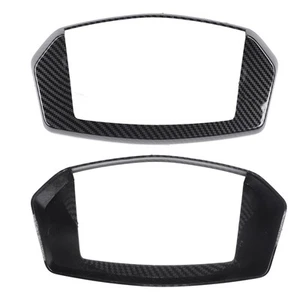 ABS Carbon Fiber Style Motorcycle Instrument Frame Dial Dash Cover Trim Guard - Picture 1 of 12
