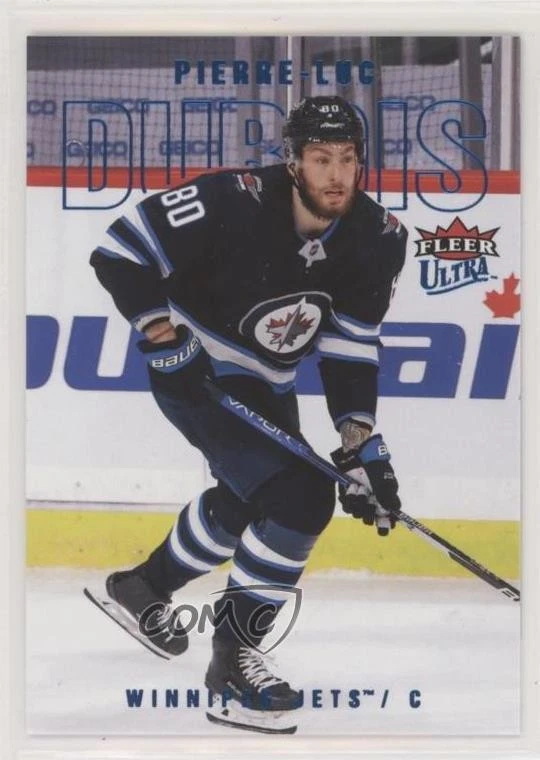 2021-22 Upper Deck Fleer Ultra Blue Foil /399 Pierre-Luc Dubois #7 - Image 1 of 2