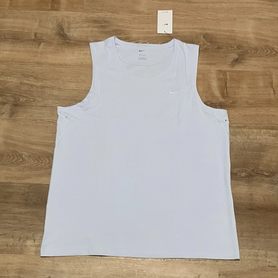 Nike Primary Dri-FIT Versatile Swoosh Tank Top Mens Large Gray DV9833-085