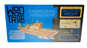 Wood Trick Ocean Explorer Yacht Model Mechanical 3D Wooden Puzzle NEW - Picture 1 of 4
