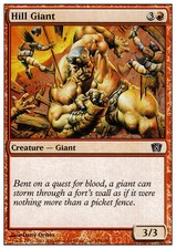 1x Hill Giant - Foil MTG 8th Edition NM Magic Foil