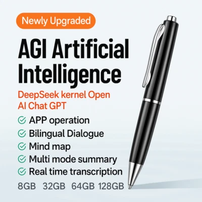 AI-Powered Smart Voice Recorder Pen with App Connectivity & Control - Image 1 of 4
