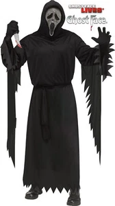 Disfraz Bling Ghost Face ADULTO Hombre NUEVO Scream Talla Única Máscara Bata Cinturón Guantes - Imagen 1 de 7