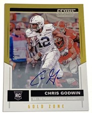 2017 Panini Score Chris Godwin Gold Zone Rookie Auto /50 #428