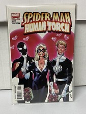 Spider-Man / Human Torch 2005 Marvel Spiderman Comic Book #4 Black Cat