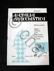 Rivista Scacchi - L' Italia Scacchistica n° 674 - 1961 - Imagen 1 de 1