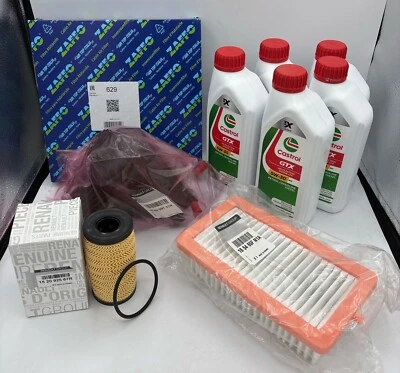 KIT TAGLIANDO ORIGINALE RENAULT CAPTUR II CLIO V 1.5 DCI E 5 CASTROL 5W30 RN17 - Immagine 1 di 4
