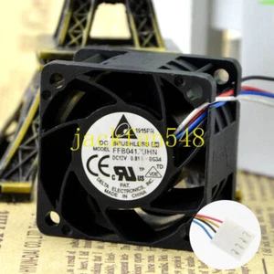 Lot of 4 DELTA DC BRUSHLESS FFB0412UHN 12V 0.81A fan 4pin - Picture 1 of 3