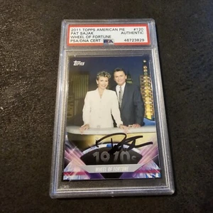 Pat Sajak 2011 Topps American Pie #120 PSA Autograph Signed Wheel of Fortune - Picture 1 of 11