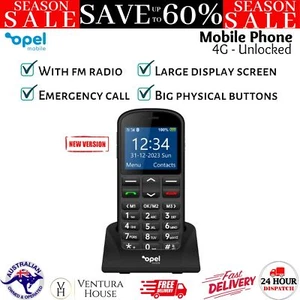 Opel Mobile Phone Big Button Seniors Elderly Phone 4G Unlocked Vision Impaired - Picture 1 of 12