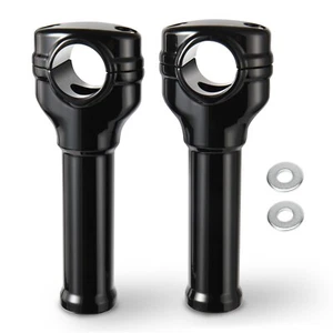 6" Rise 1.25" Clamp Motorcycle Handlebar Riser for Harley Softail Dyna XL 883 - Imagen 1 de 7