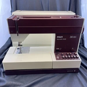 Pfaff Tipmatic 1035 Sewing Machine NO CORD UNTESTED EUC and Accessories - Picture 1 of 20