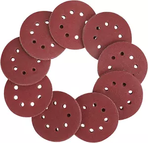 80-Piece Sanding Disc Set,5-Inch 8-Hole Hook and Loop Sanding Discs, 60 - Picture 1 of 12