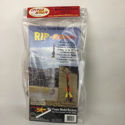 Flying Model Rocket Kit - Dynastar 'Rip-Roar' - Two Stage - Replacement Tubes - Image 1 of 4