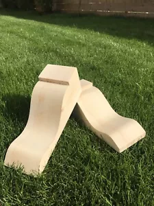 Wooden Corbels (Shelf Brackets) solid pine style A (1 pair) - Picture 1 of 3